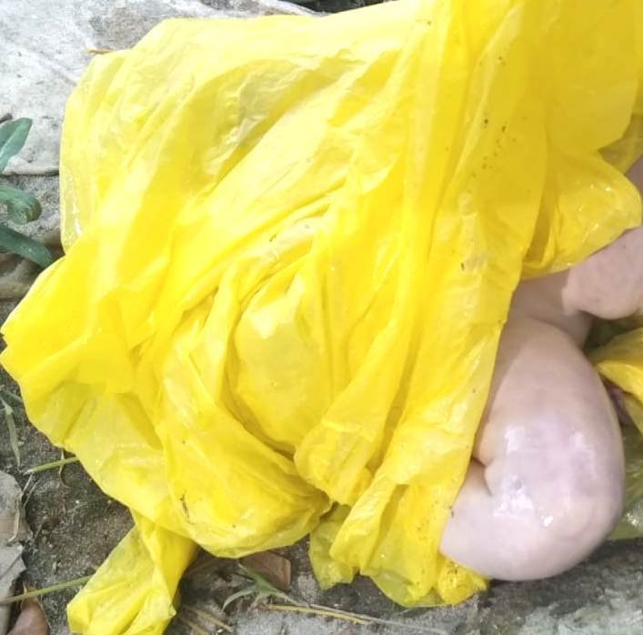 Orok Bayi Ditemukan di Parit Medan Helvetia, Warga Geger