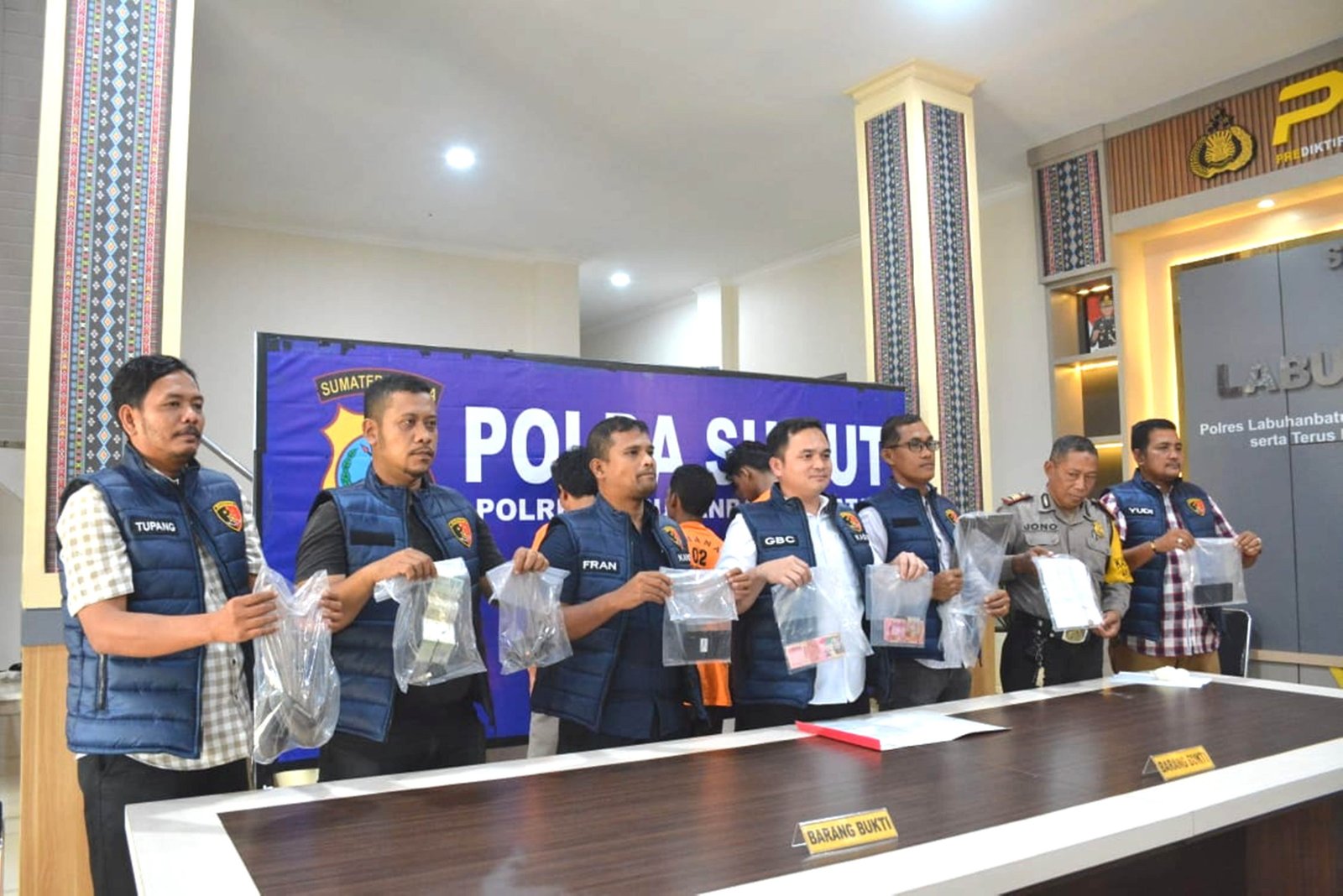 Polres Labusel Ungkap 7 Kasus dan Tangkap 11 Tersangka Narkoba dalam Dua Pekan