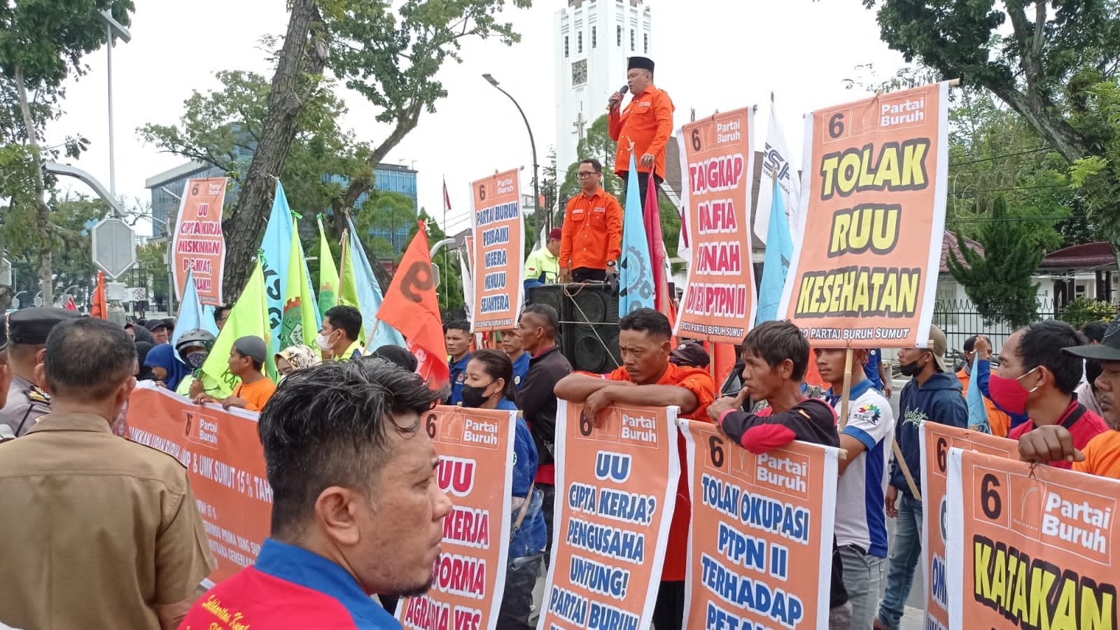 Hari Ini Buruh Sumut Gelar Demonstrasi, Ini Tuntutannya
