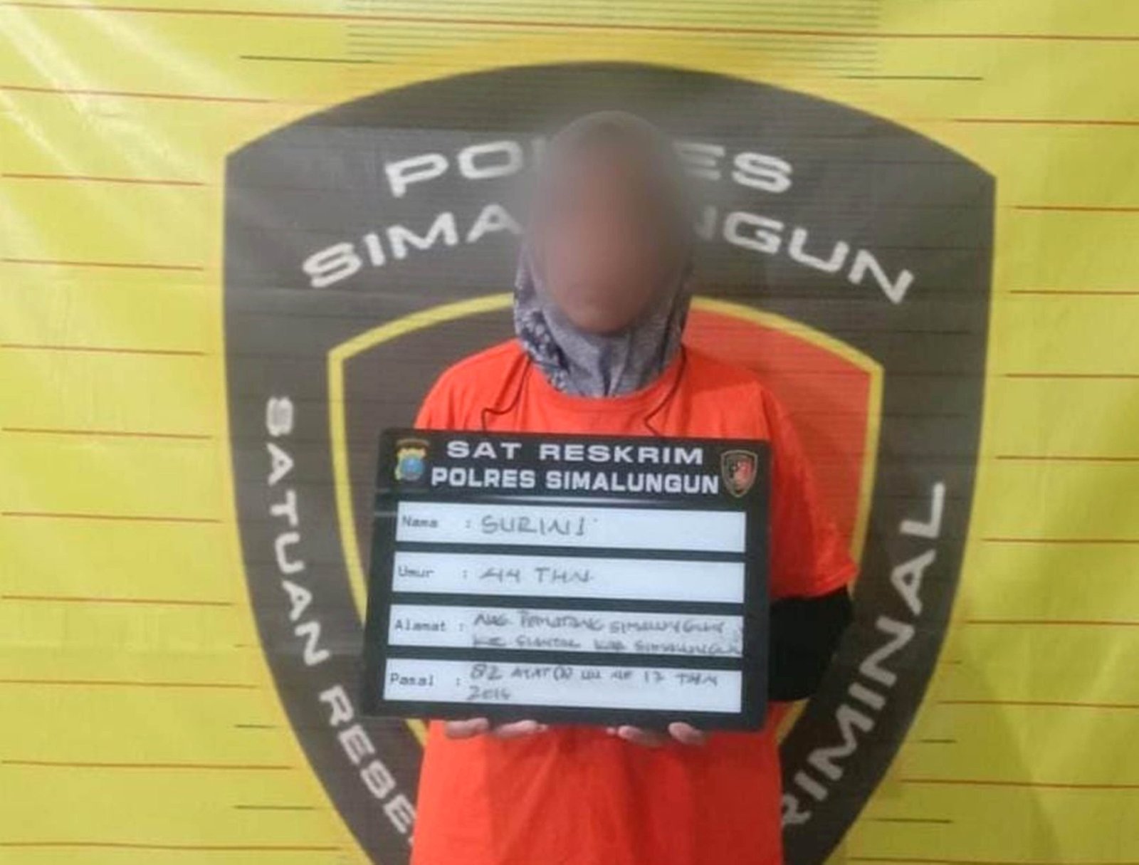 Polres Simalungun Bekuk Nenek Pelaku Pelecehan Bocah 6 Tahun yang Kerap Rekam Aksinya