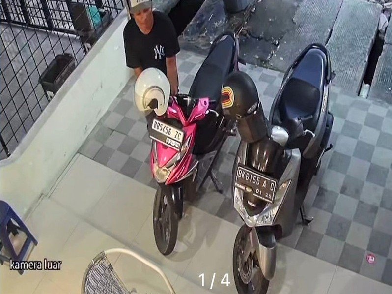 Medan Tak Aman, Pencurian Motor Berhasil Digagalkan Kepling