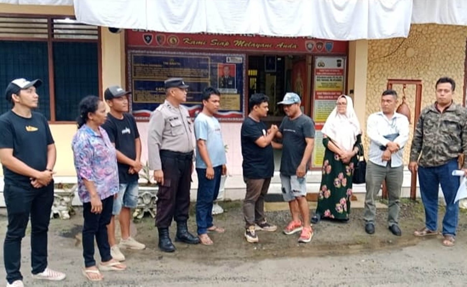 Polsek Bangun Fasilitasi Perdamaian Kasus Penganiayaan Sopir yang Viral di Medsos