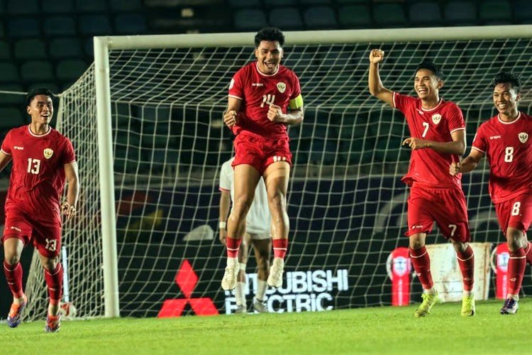 Laga Dramatis! Indonesia vs Laos Berakhir Imbang
