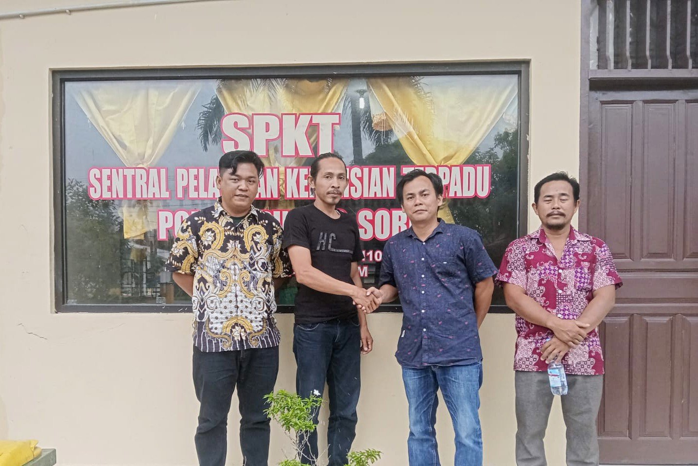 Kasus Penganiayaan Saat Pembagian C6 Berakhir Damai di Polsek Pinangsori