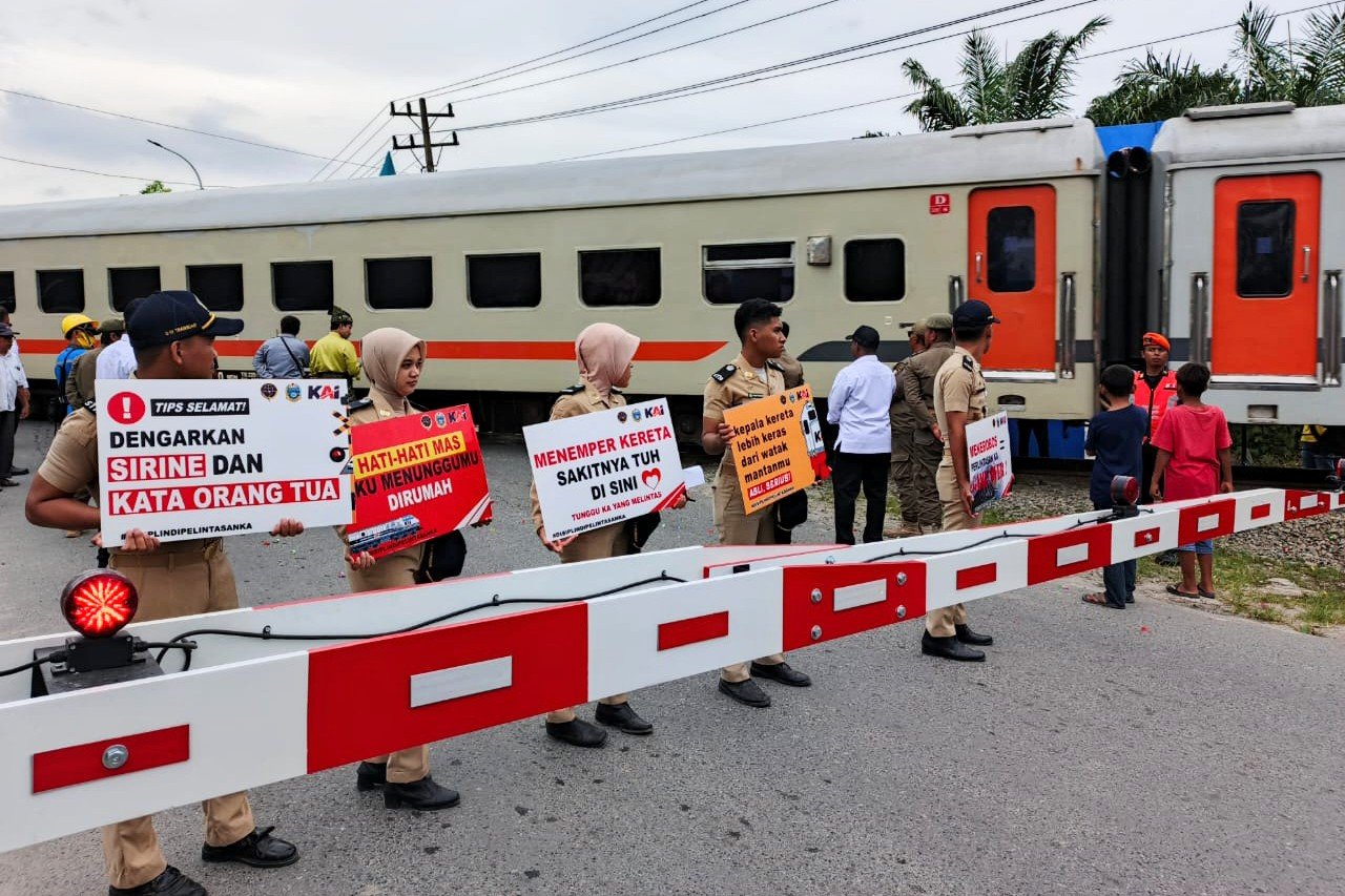 PT KAI Sumut Berlakukan Gapeka 2025, Warga Diminta Waspada di Perlintasan Sebidang