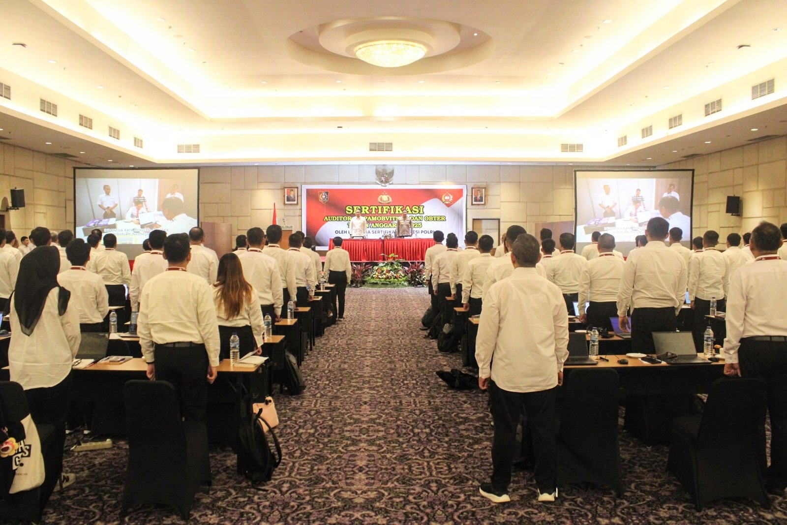 Baharkam Polri Gelar Sertifikasi Kompetensi Auditor Sistem Pengamanan Obvitnas dan Obter 2025