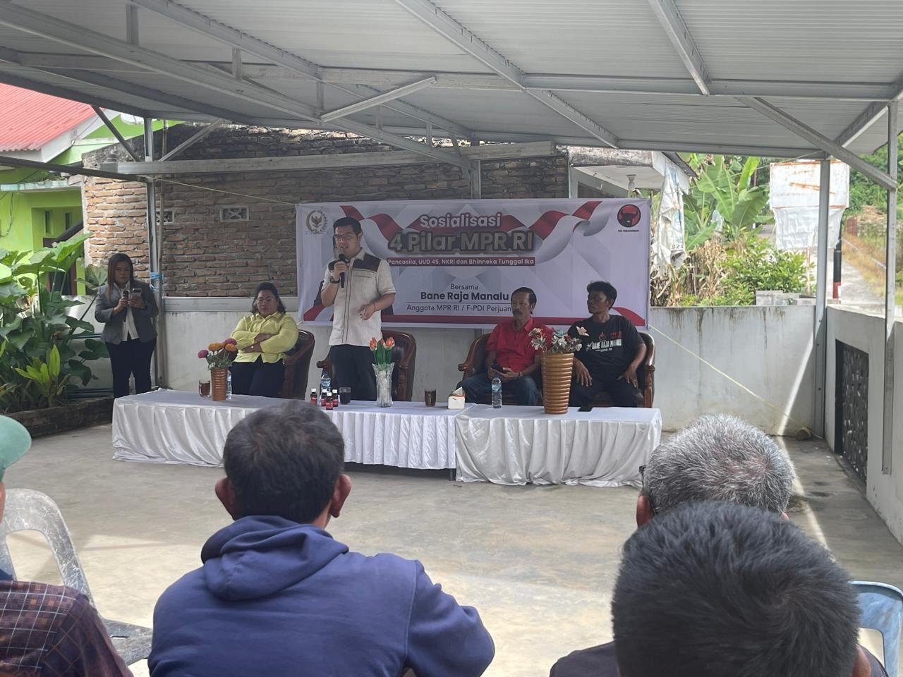 Sosialisasi 4 Pilar MPR RI, Bane Ajak Masyarakat Jaga Kerukunan