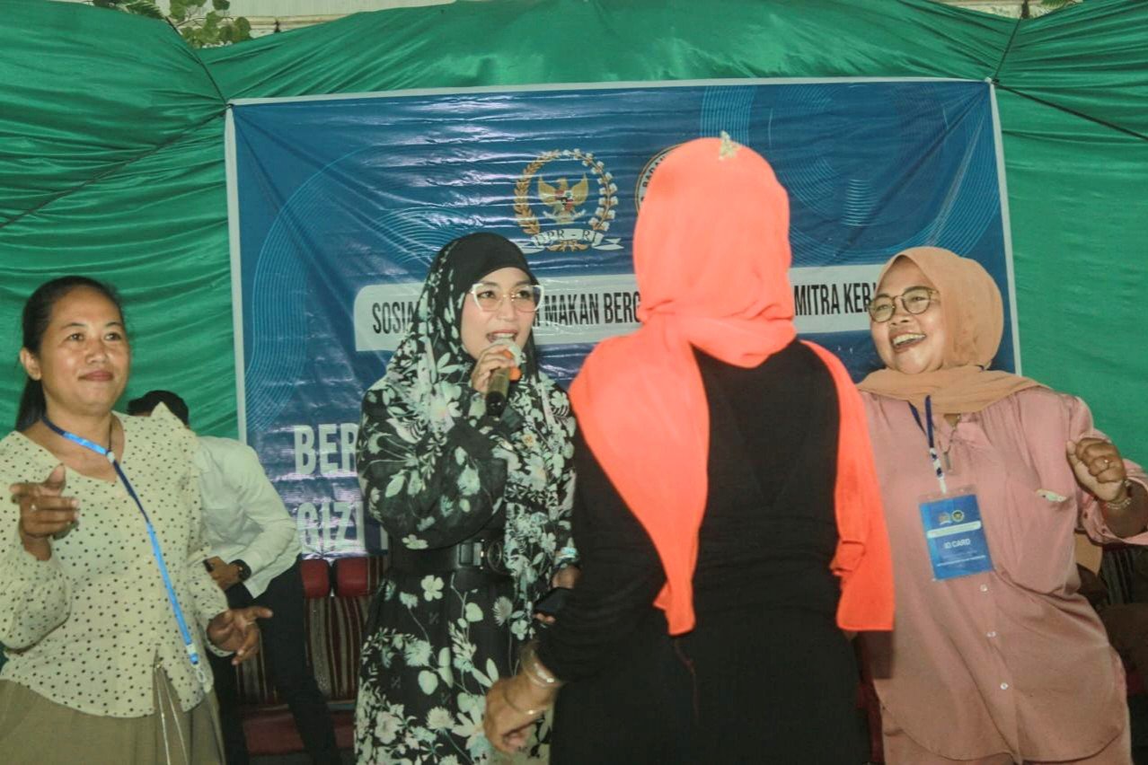 Delia Pratiwi Gandeng BGN Sosialisasi Program MBG di Langkat
