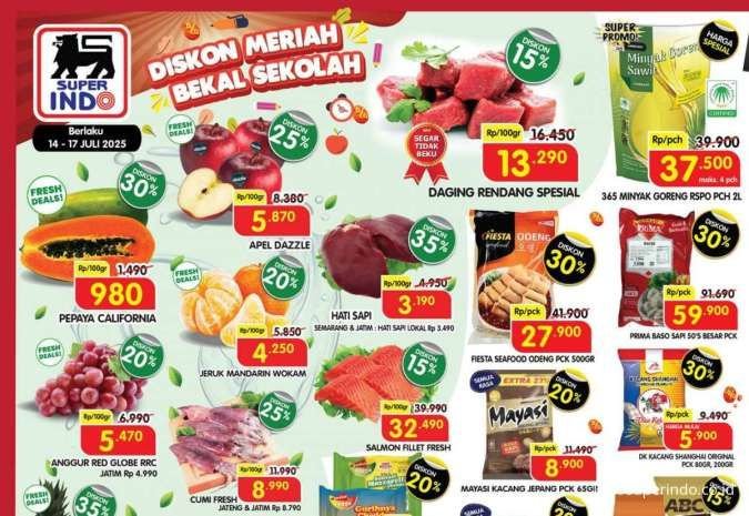 Promo Superindo Weekday 14-17 Juli 2025 Super Hemat!: Rinso dan Sunlight Diskon Sampai 30%