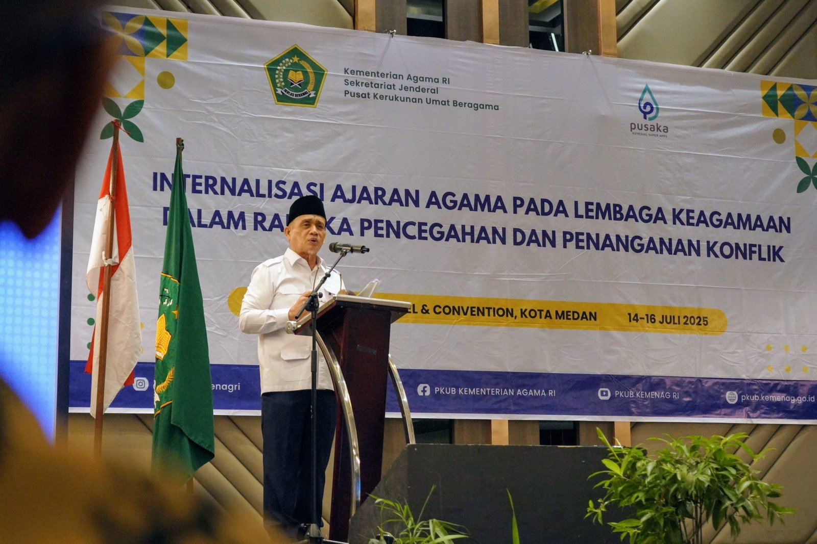 Wamenag RI Tegaskan Kerukunan Antarumat Beragama Tanggung Jawab Kolektif