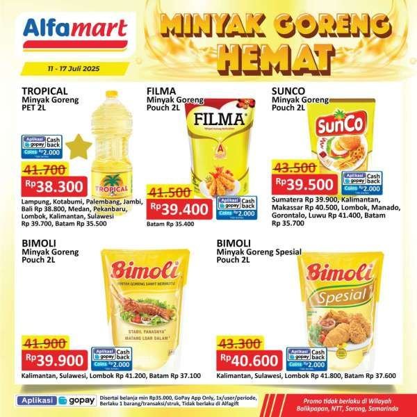 Promo Indomaret Super Hamat Hari ini Selasa 15 Juli 2025: Promo Minyak Goreng dan Ada Beli 2 Lebih Hemat di Superindo