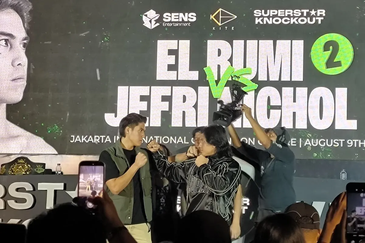Akhir Rivalitas Tinju El Rumi dan Jefri Nichol Berakhir 38 Detik di Atas Ring