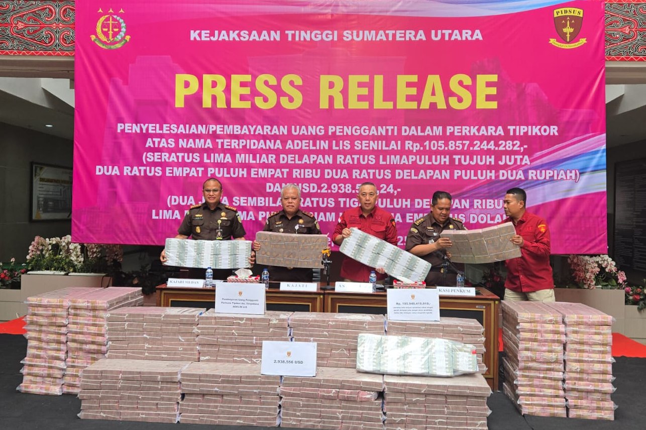 Terpidana Korupsi Adelin Lis Lunasi Uang Pengganti Rp 105,8 Miliar dan US$2,9 Juta ke Negara