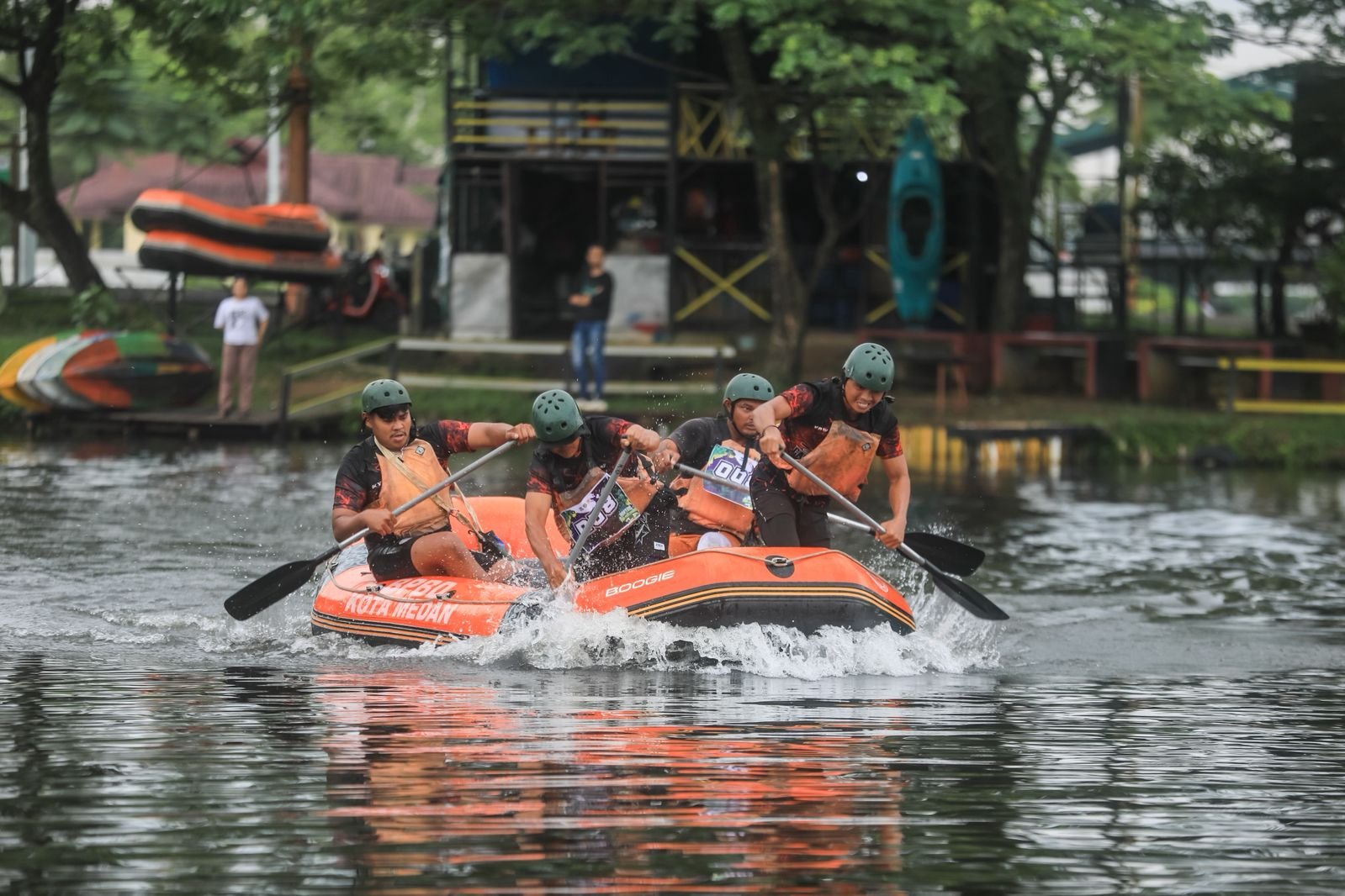 Piala Walikota Open 2025: Atlet Arung Jeram Hadapi Tantangan Arena Danau Cadika Medan