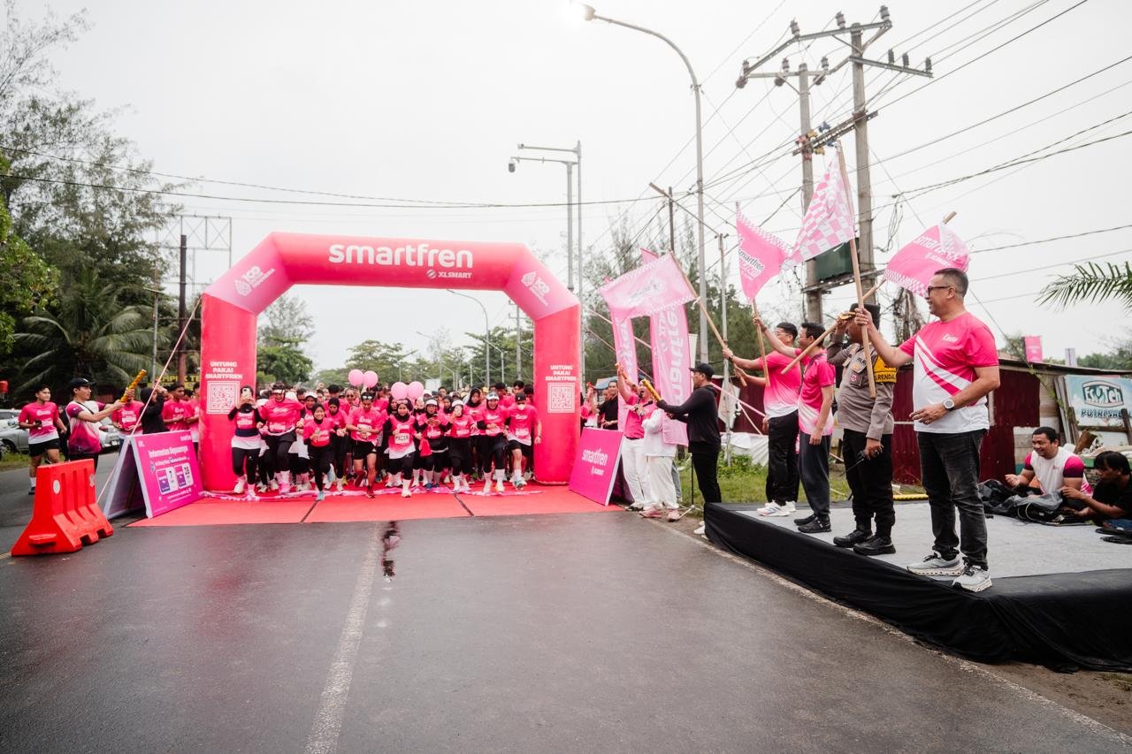 XLSMART Gelar SMARTFREN Fun Run 2025 di Bengkulu, Perkuat Konektivitas Layanan Data SMARTFREN yang Semakin Luas
