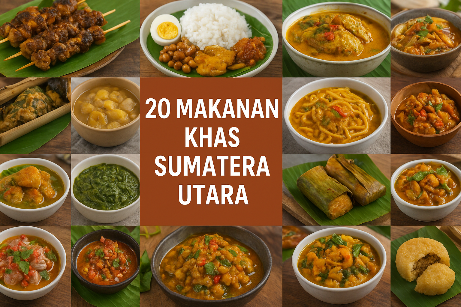 20 Makanan Khas Sumatera Utara yang Wajib Dicoba, Lezat dan Penuh Cita Rasa Nusantara!