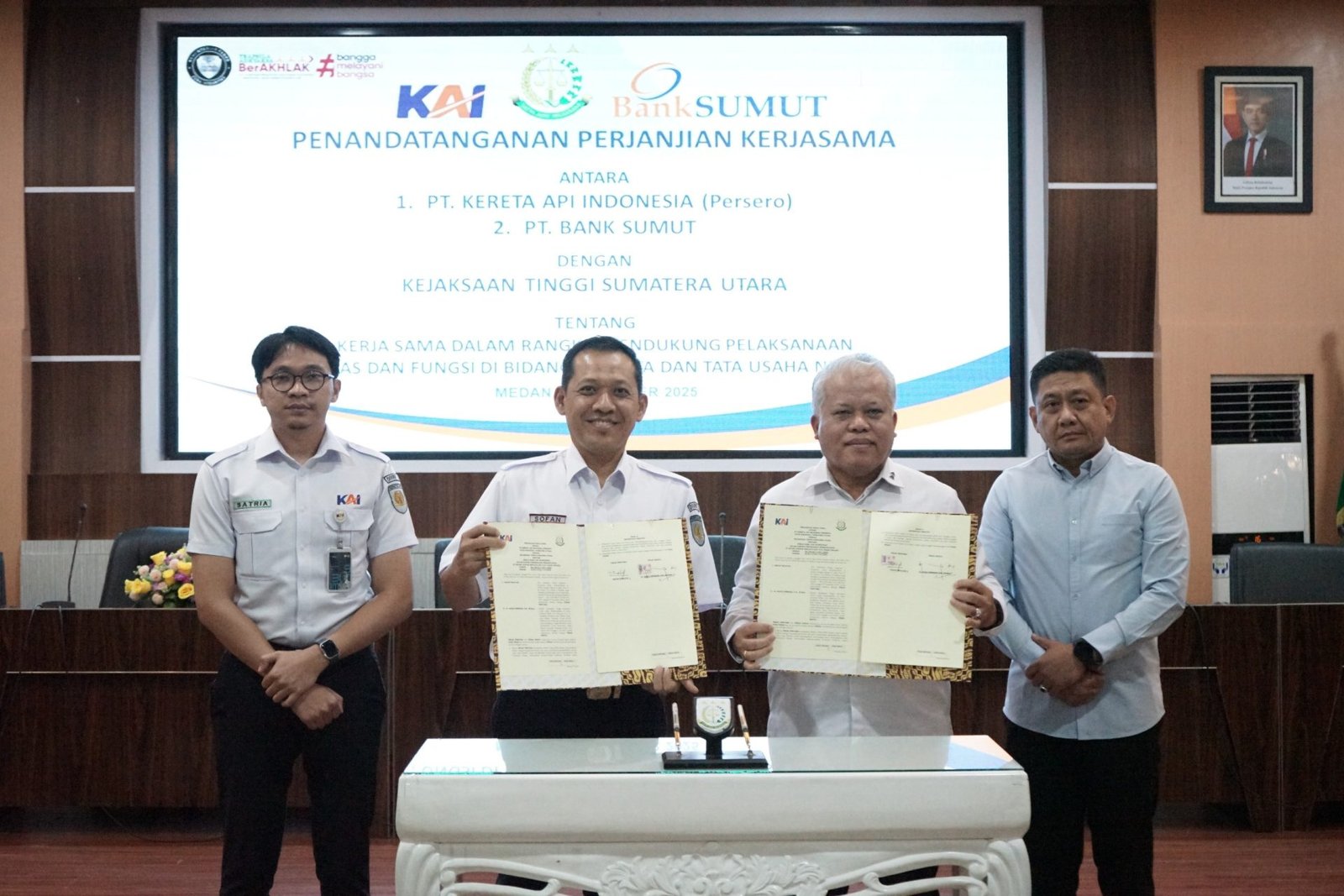 KAI Sumut Gandeng Kejati Sumut, Siap Tertibkan Aset Negara Bernilai Triliunan yang Diserobot!