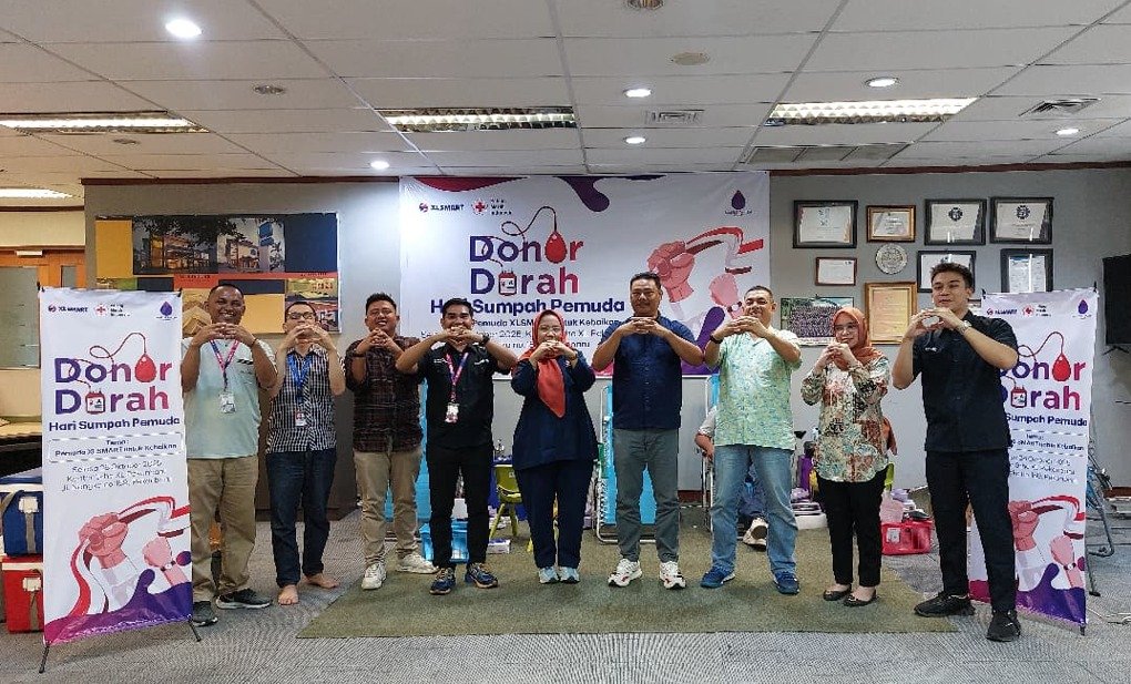 Meriahkan Peringatan Sumpah Pemuda 2025, Karyawan XLSMART Gelar Donor Darah Bersama PMI Kota Pekanbaru