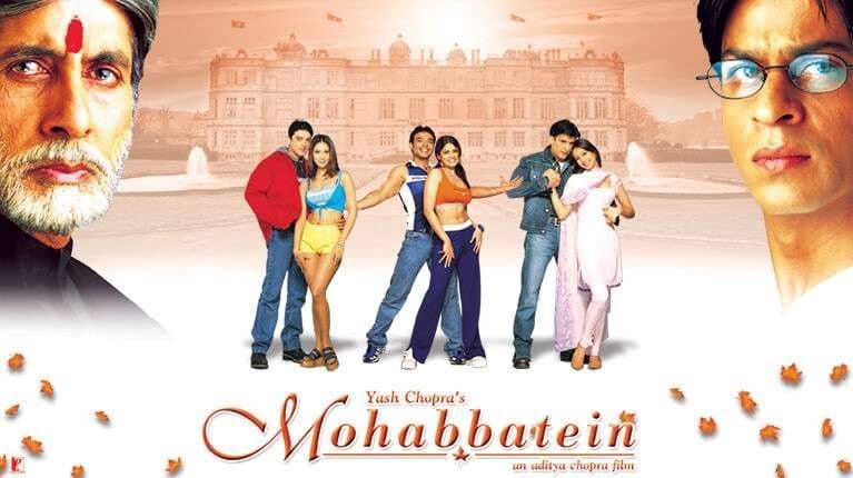 Sinopsis Film Mohabbatein: Kisah Shah Rukh Khan Kuliah Universitas Gurukul Tayang di Mega Bollywood Sore Ini