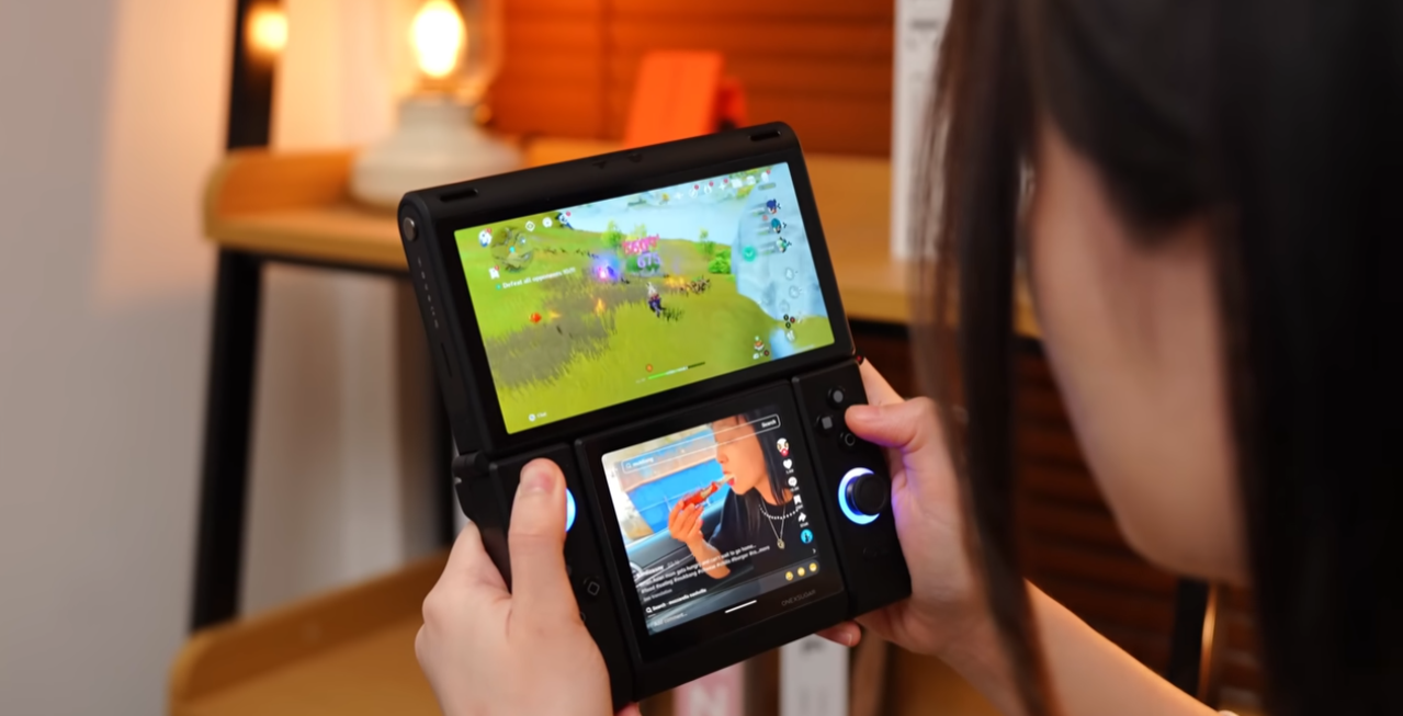 Inovasi Baru! Onexplayer Sugar 1 Hadir dengan Dua Layar OLED dan Desain Transformable