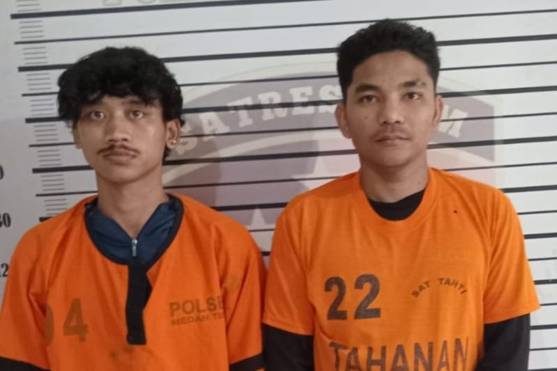 2 Pencuri Jemuran di Medan Timur Dibekuk Polisi, Lihat Tuh Tampangnya!