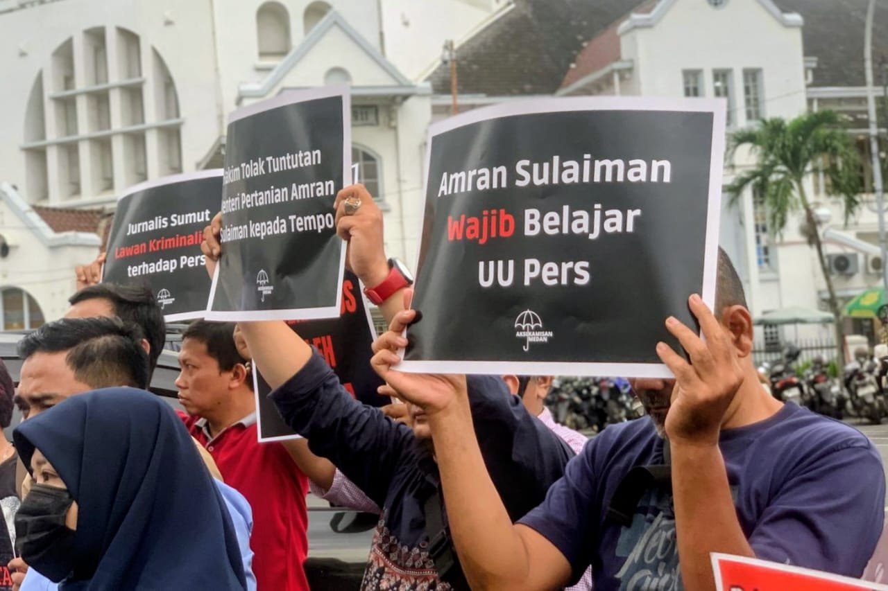 KKJ Sumut dan Aksi Kamisan Medan Kritik Mentan Amran Sulaiman yang Menggugat Tempo: Ini Pembungkaman Pers!