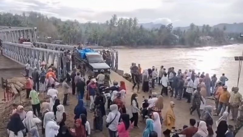 Jembatan Bailey Rampung, Akses Bireuen–Aceh Tengah Kembali Tersambung