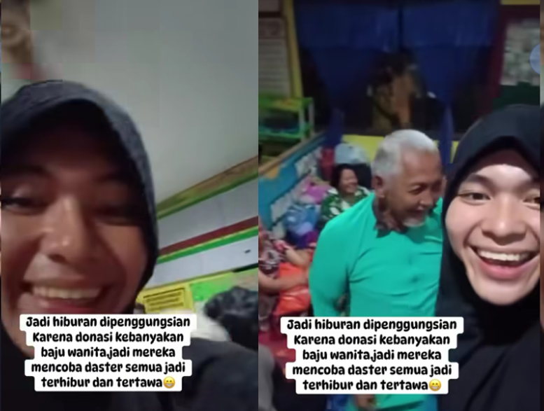 Pengungsi Viral Kenakan Jilbab karena Minim Pakaian Pria, Warga Langsung Mengadu ke Gubernur Sumut