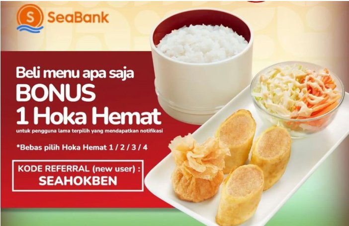 Promo HokBen Super Hemat Jelang Tahun Baru Plus Bonus 1 Hoka Hemat 1/2/3/4