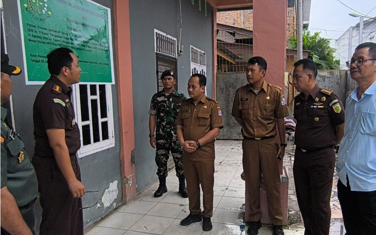 Kejati Sumut Sita Dua Bidang Tanah Terpidana Korupsi Perkara Koneksitas