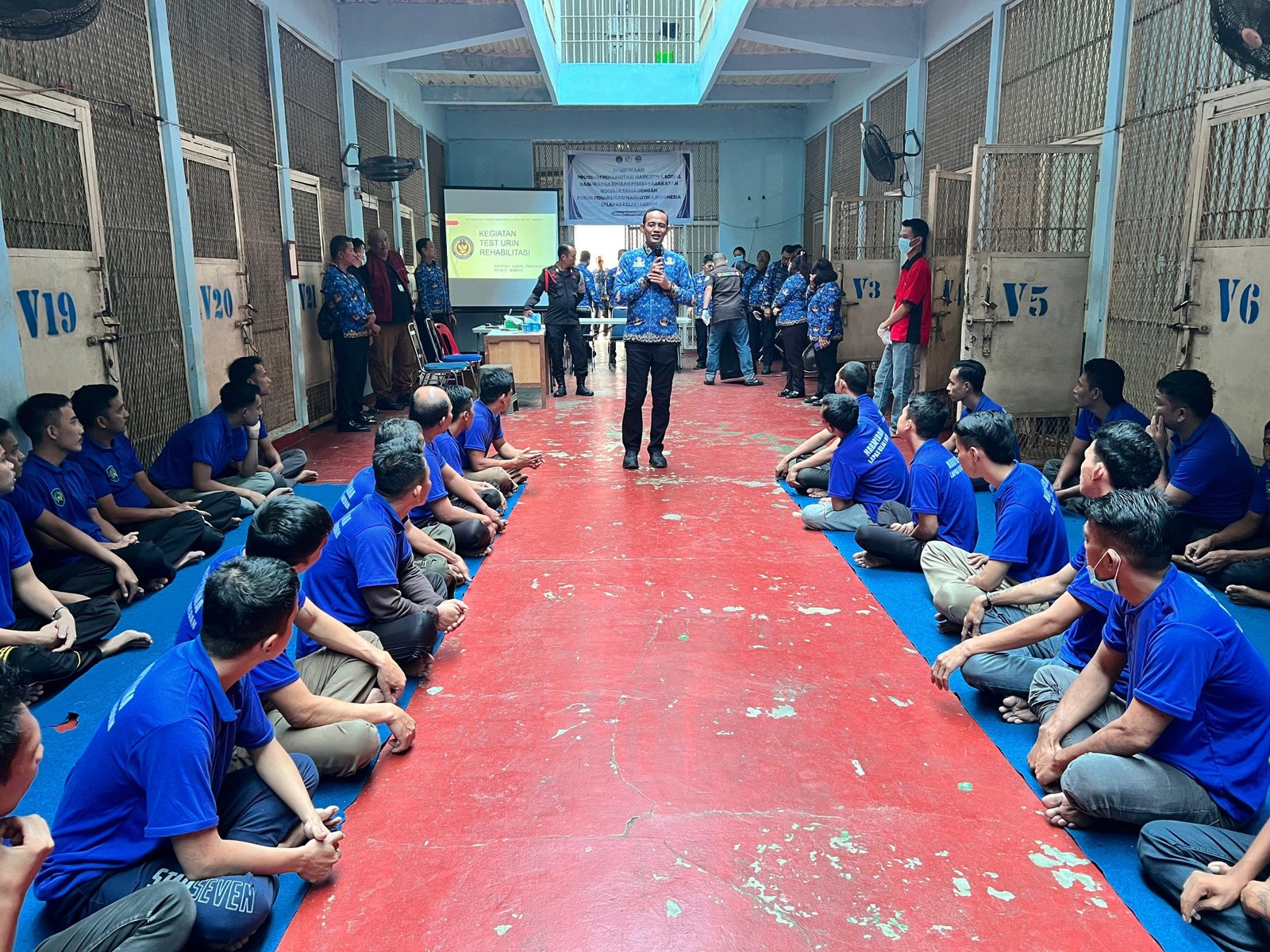 Cegah DBD, Lapas Kelas I Medan Fogging Area Hunian