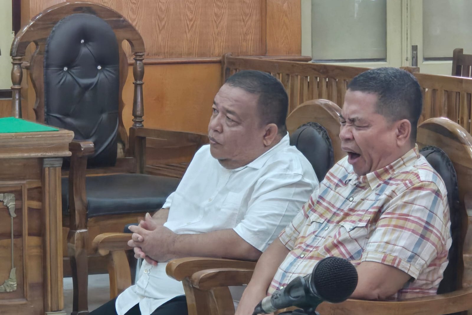 Mantan Bupati Langkat Divonis 4 Tahun, Iskandar Peranginangin Menguap Saat Sidang