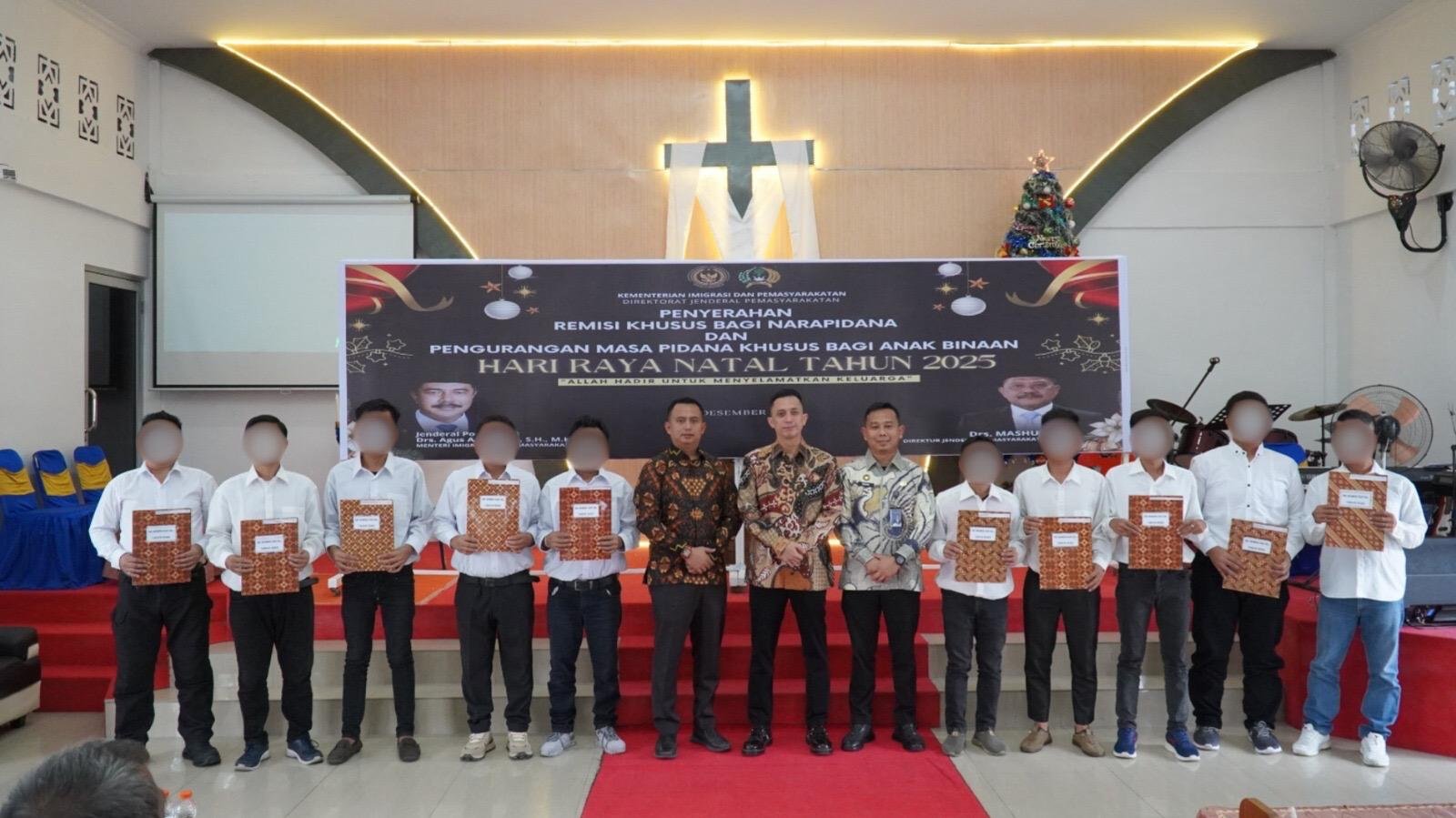 215 Warga Binaan Rutan Kelas I Medan Terima Remisi Natal, Satu Napi Langsung Bebas