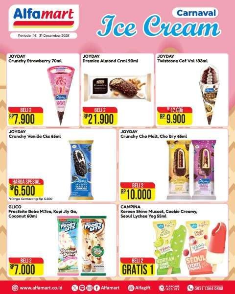 Promo Es Krim di Alfamart Terbaru Desember 2025: Joyday hingga Glico Harga Spesial