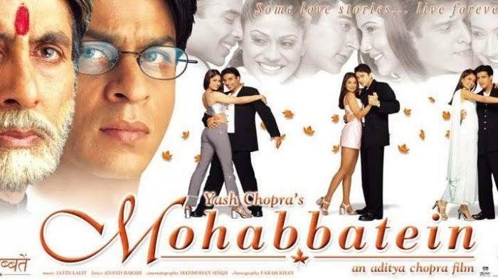 Sinopsis Film Mohabbatein: Cerita Shah Rukh Khan Kuliah Universitas Gurukul Tayang di Mega Bollywood ANTV Pagi Ini
