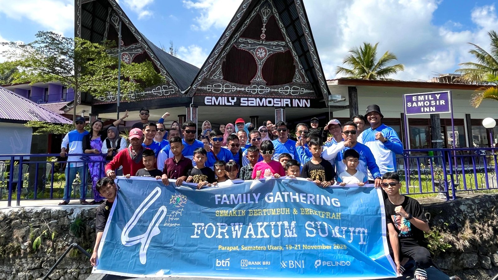 Forwakum Sumut Gelar Family Gathering IV di Samosir, Perkuat Solidaritas Wartawan Hukum