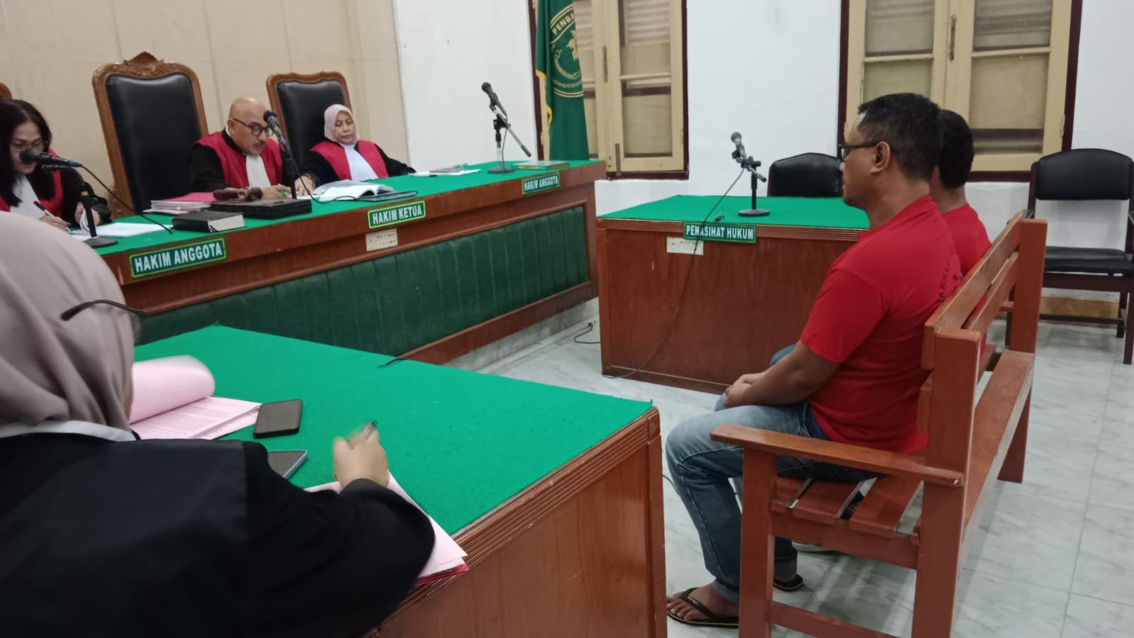 PN Medan Vonis 14 Tahun Penjara Tiga Terdakwa Penyimpan 21,9 Kg Ganja