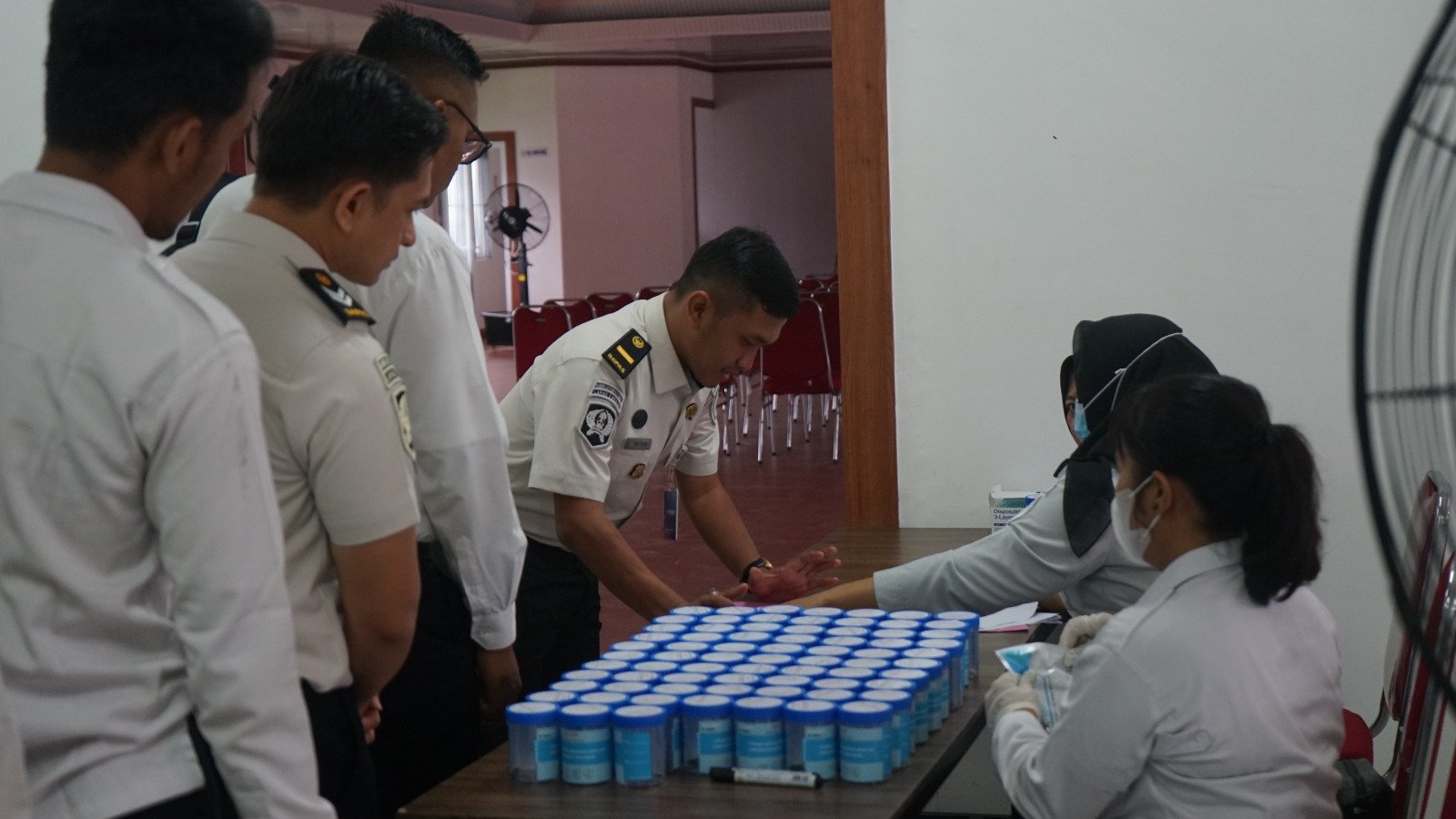 Lapas Kelas I Medan Tes Urine Petugas dan WBP, Hasilnya Negatif