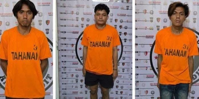 Tiga Pelaku Tawuran di Belawan Sebabkan Balita Tertembak Ditangkap Polisi