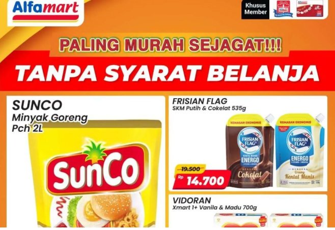 Promo Murah Meriah Alfamart Januari 2026: Ada Sunco dan Frisian Flag Spesial Paling Murah