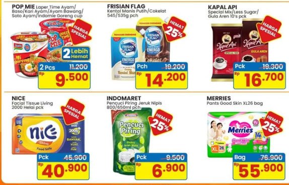 Promo Murah Meriah Indomaret Weekend di Akhir Januari 2026: Frisian Flag dan Merries Diskon 25%