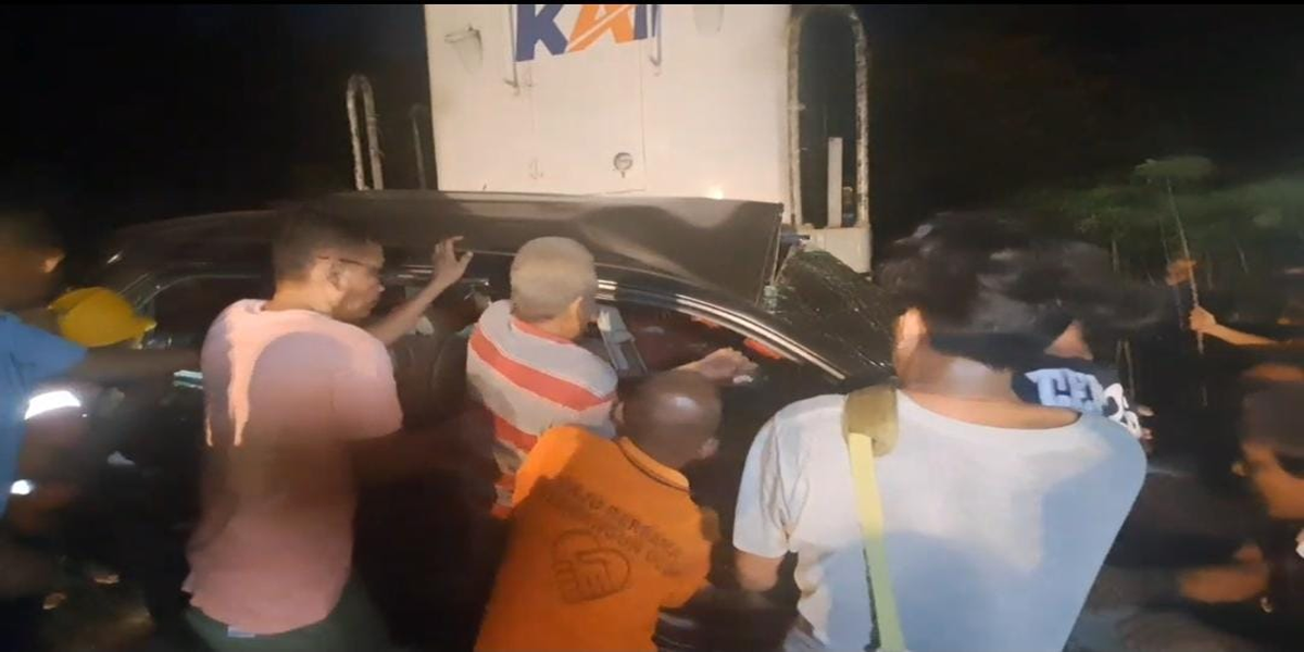 Satu Keluarga Tewas Ditabrak KA Sribilah di Tebing Tinggi, Keluarga Korban Masih Tak Percaya
