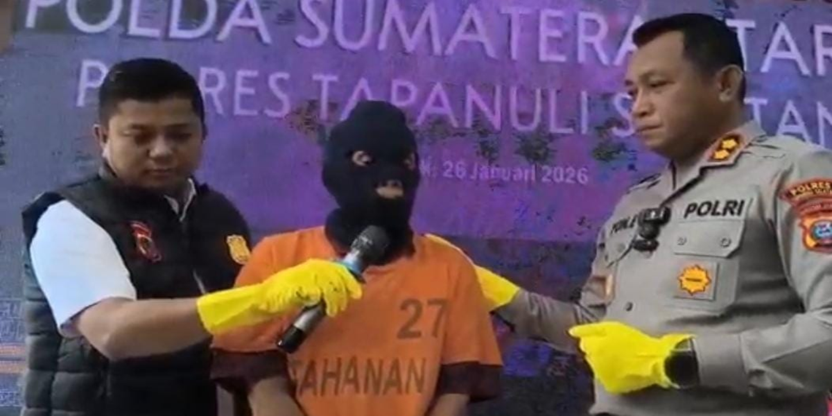 Kakek di Tapanuli Selatan Ditangkap Polisi atas Dugaan Rudapaksa terhadap Cucunya