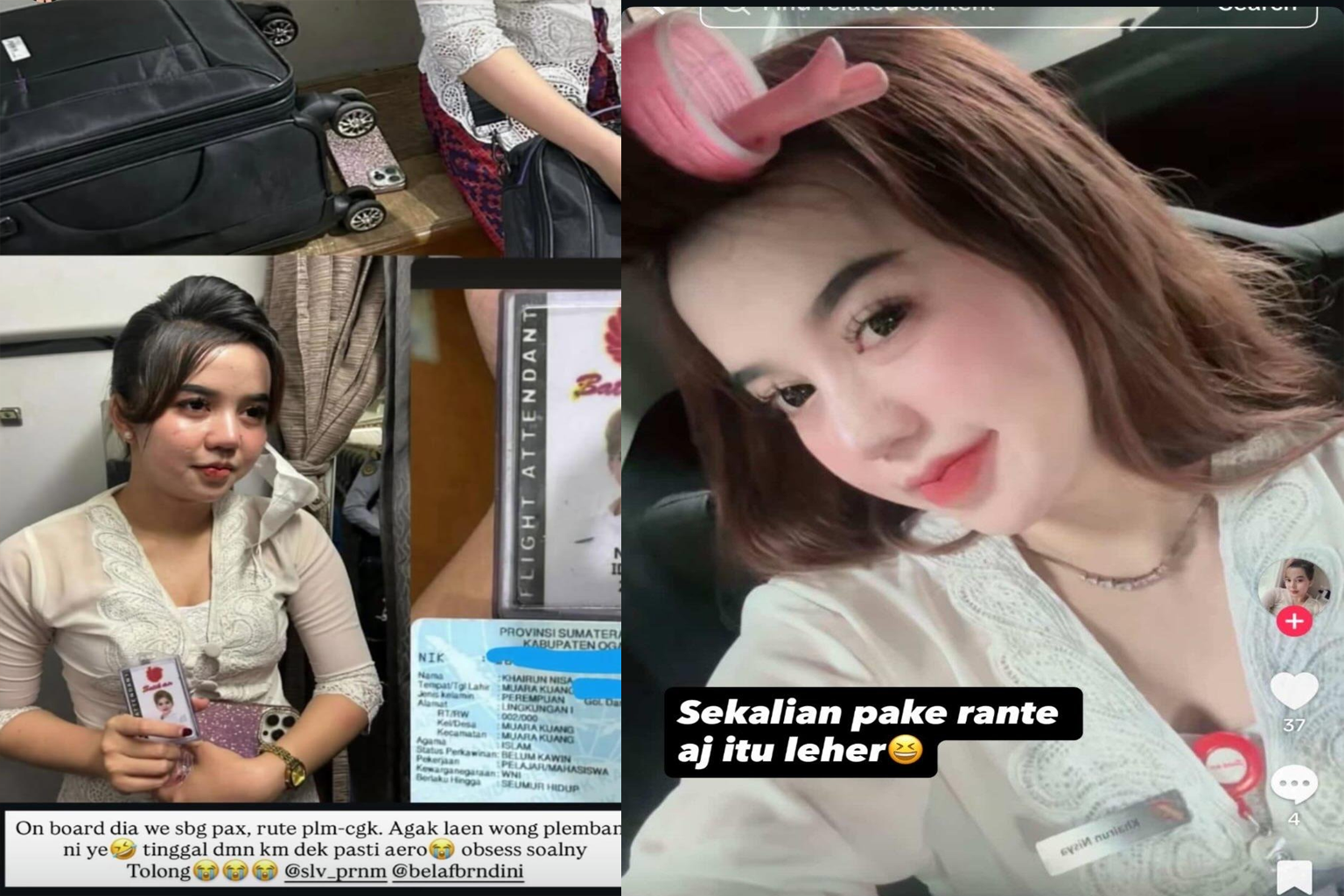 Viral Pramugari Gadungan Bernama Nisya, Nekat Naik Pesawat dengan Seragam Palsu
