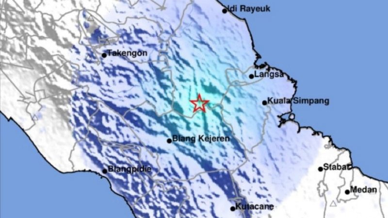 Gempa Gayo Lues M 4,2 Akibat Aktivitas Sesar Besar Sumatra Segmen Oreng