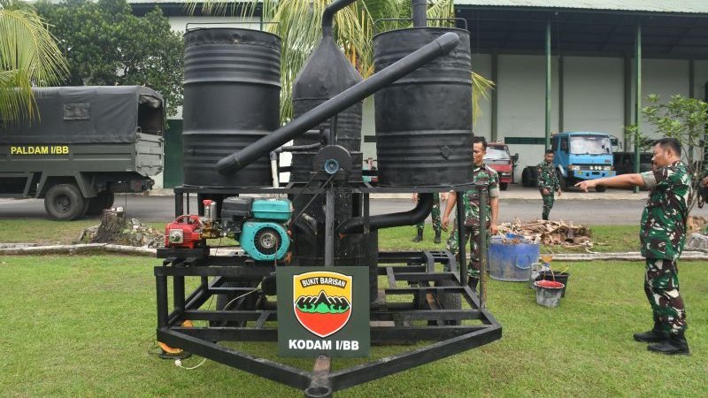 Kodam I/Bukit Barisan Kembangkan Mesin Insinerator untuk Tekan Volume Sampah