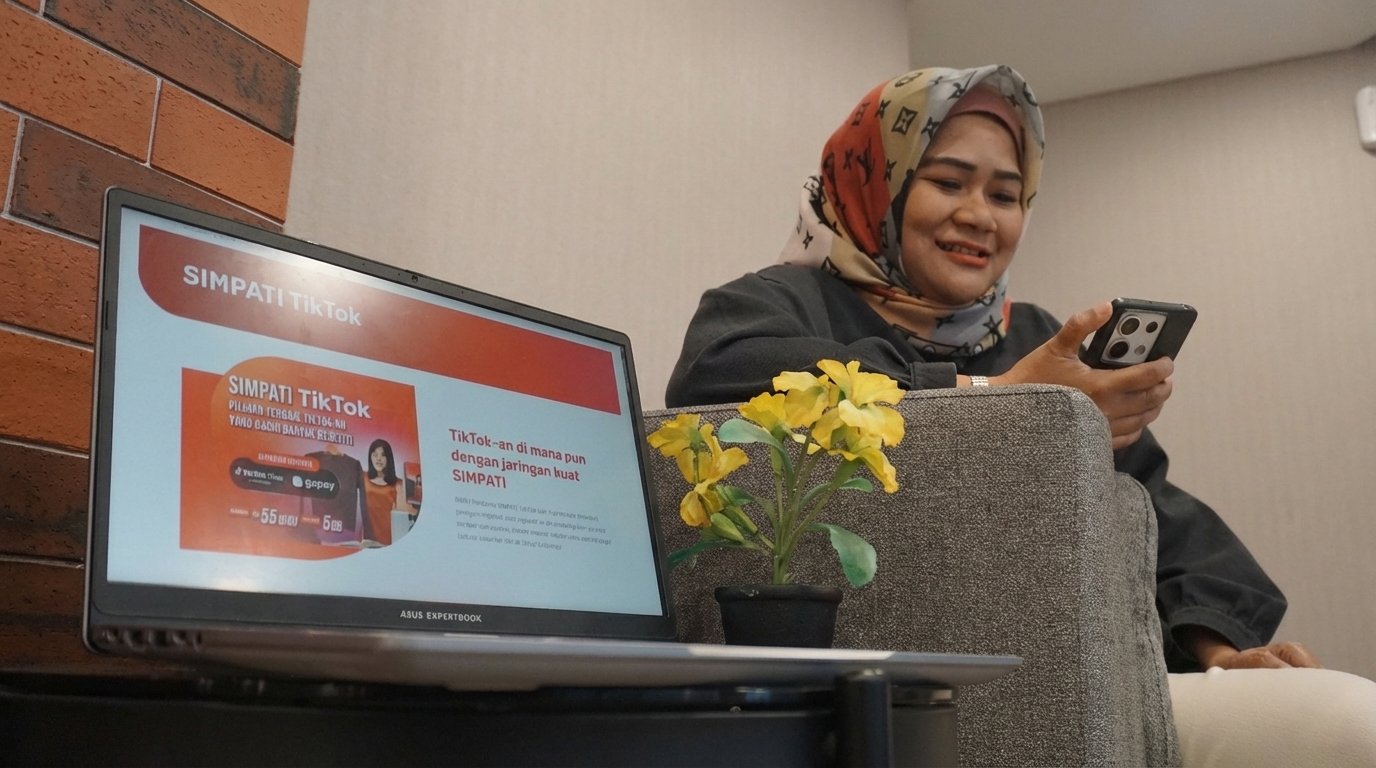 Mau Scroll FYP Lancar? SIMPATI TikTok Jadi Solusi Bagi Pelanggan