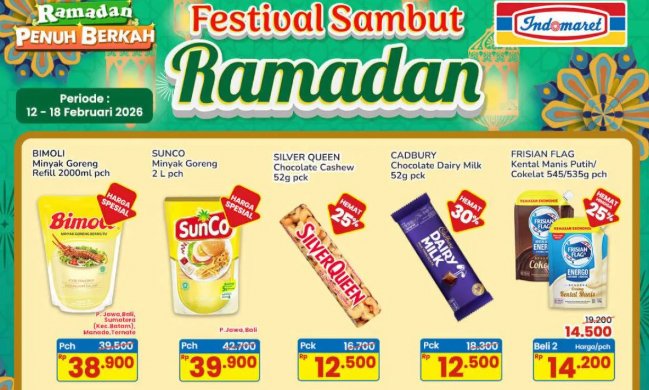 Promo Murah Meriah Indomaret Sampai Februari 2026 Sambut Ramadan dan Belanja Super Hemat
