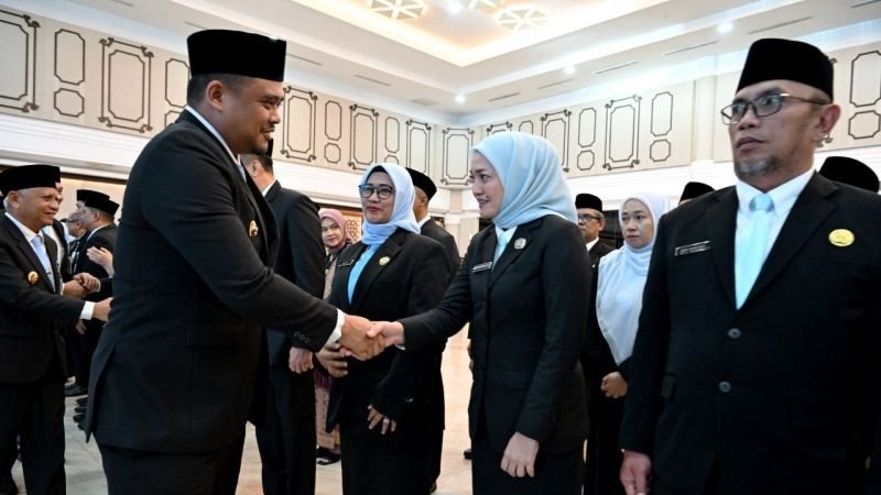Bobby Nasution Ingatkan 308 Pejabat Baru Pemprov Sumut Jangan Lakukan Pungli