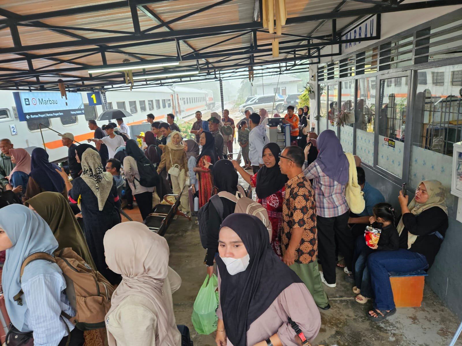 Geliat Stasiun Merbau: Gerbang Transportasi di Jantung Perkebunan Labuhanbatu Utara